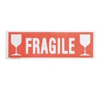Etiquette adhésive " fragile " 190x60 - sachet de 100 G