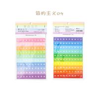 Étiquette Adhésive Séries Chiffres Et Lettres, Étiquette Adhésive De Style Ins & Kawwii, Pour Bricolage, Journal, Accessoires De Scrapbooking, 2 Feuilles