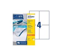 Avery Étiquettes UltraGrip 105x148 mm – 400 pièces – Sans bourrage – Laser/Jet d'encre/Copieur
