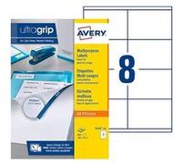 Avery Étiquettes adresse 3426-100 105 x 70 mm blanche – pour jet d'encre et laser – Boîte de 800 G