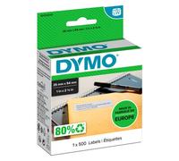 Etiquette adresse retour papier 54 x 25 mm Dymo S0722520 blanche - Rouleau de 500