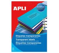 Etiquette adresse transparente, 210 x 297 mm