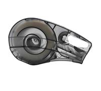 Étiquette Auto-adhésive 19.1mmx6,4 m 0,75 "x21 'Compatible avec Brady M210 M211 M210 Lab Imprimante avec Puce(White on Black x10)