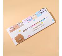 Étiquette Autocollante Animaux, Étiquette Autocollante, Bloc-Notes, Signet, Drapeaux, Onglets D'indexation, Papeterie, 4 Pièces