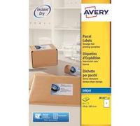 Etiquette autocollante avery expedition jet d'encre blanches 199,6 x 289,1mm boite15 unites