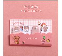 Étiquette Autocollante Chat Animal Fille Mignon N Fois, Étiquette Autocollante Kawaii, Papeterie Pour Carnet De Notes, Fournitures Scolaires, Marque-Page, 48 Pièces/Lot
