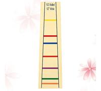 Étiquette Autocollante pour Alto 1/2 12 Pouces, Guide des Doigts | Papier Jaune, Retrait Facile sans Dommage, pour Débutants et Garçon et Filles en Pratique, Apprentissage Musical