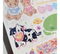 Étiquette Autocollante Scrapbooking, Ruban Washi, Dessin Animé Mignon, Séries Fête Petit Lapin, Décoration, Diy Bricolage