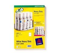 Etiquette avery ultra resistantes polyester laser blanc 199,6 x 143,5mm boite de 40