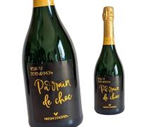 Etiquette bouteille cadeau parrain - Veux tu etre mon parrain de choc | Annonce grossesse, demande parrain, baptême, annonce naissance | TE Whaka (Parrain)