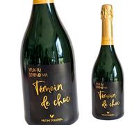 Etiquette bouteille ma témoin - Veux-tu devenir ma témoin de choc ? | étiquette vin annonce mariage - demande témoin - annonce témoin de la mariée | TE Whaka (1)