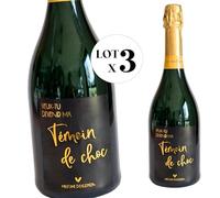 Etiquette bouteille ma témoin - Veux-tu devenir ma témoin de choc ? | étiquette vin annonce mariage - demande témoin - annonce témoin de la mariée | TE Whaka (3)