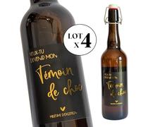 Etiquette bouteille mon témoin - Veux-tu devenir mon témoin de choc ? | étiquette vin annonce mariage - demande témoin - annonce témoin homme | TE Whaka (4)
