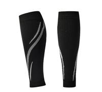 Etiquette Cable 1 paire de manchons de compression for mollets (20-30 mmHg), chaussettes de compression sans pieds for les jambes(Black,L-XL)