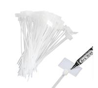 Etiquette Cable Ties Blanc Câble Zip Nylon Serres Câbles Attaches Zippées en Nylon Solides Attache de Câble Polyvalente pour Gestion des Câbles Dans du Bureau à Domicile, Classification des Produits
