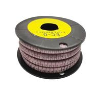 Etiquette Cable Un rouleau 0 à 9 numéro,75 mm²-6 mm² marqueur de fil câble emballage en spirale coloré 18AWG-12 AWG EC-1(Color7,EC-0)