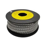 Etiquette Cable Un rouleau 0 à 9 numéro,75 mm²-6 mm² marqueur de fil câble emballage en spirale coloré 18AWG-12 AWG EC-1(Color8,EC-3)