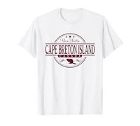 Étiquette Canada de l'île du Cap-Breton Nouvelle-Écosse T-Shirt
