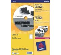 Etiquette CD ClassicSize, blanc