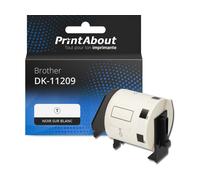 Étiquette compatible Brother DK-11209 - (29 mm x 62 mm) - Noir sur blanc