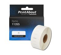Étiquette compatible Dymo 11355 - (19 mm x 51 mm) - Noir sur blanc