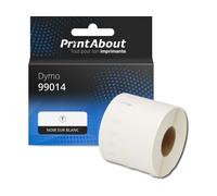 Étiquette compatible Dymo 99014 (S0722430 (zonder chip)) - (101 mm x 54 mm) - Noir sur blanc