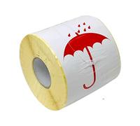 Étiquette craint l'humidité - rouleau de 500 Étiquettes d'expédition et de signalisation imprimées avec précautions d'usage- symbole parapluie imprimé en rouge - craint l'eau - humidité - rouleaux de 500 étiquette 9 x 13 cm expédition signalétique - de marque UNIVERS GRAPHIQUE UGE141130