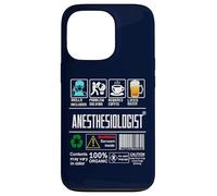 Étiquette d'avertissement anesthésiste Sarasm Skills Coffee Beer Coque pour iPhone 13 Pro