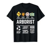 Étiquette d'avertissement d'arboriste pour café, Voyage, Sarcasme, multitâche T-Shirt