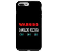 Étiquette d'avertissement d'entomologie des coléoptères I Collect Beetles Insectes Coque pour iPhone 7 Plus/8 Plus