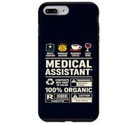 Étiquette d'avertissement pour Assistant médical - Compétences - Sarcasme - Café - Vin Coque pour iPhone 7 Plus/8 Plus