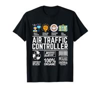 Étiquette d'avertissement pour contrôleur de Circulation aérienne - Café - Sarcasme de Voyage T-Shirt