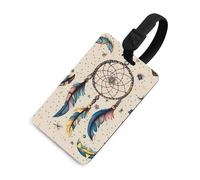 Étiquette de bagage attrape-rêves en TPU pour valises avec sangle de sécurité noire personnalisée pour sac d'adresse et carte d'adresse à installer rapidement pour l'aéroport de croisière