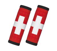 Étiquette de bagage avec drapeau suisse pour voyage confortable et antidérapante