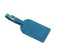 Étiquette de bagage d ' avion en cuir de première qualité moderne fenêtre d ' information claire accessoire de voyage pratique pour voyage d ' affaires étiquette de valise unique