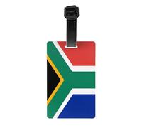 Étiquette de bagage drapeau de l'Afrique du Sud pour valise, matériau PVC, croisière, avion, sacs de voyage et valises