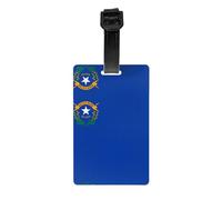 Étiquette de bagage drapeau de l'État du Nevada - Identificateur de valise lumineux et coloré, étiquettes de voyage de croisière pour valises, couverture de confidentialité à l'arrière intégral
