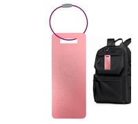Étiquette de bagage en aluminium effaçable, sûre et portable, accessoire de voyage - Pour voyage, vacances, vol, sacs, valises, aéroports, avions