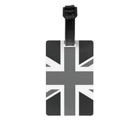 Étiquette de bagage en PVC souple avec drapeau national du Royaume-Uni - Polyvalente - Idéale comme cadeau de Noël