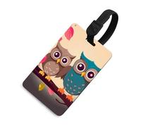 Étiquette de bagage en TPU avec carte d'information, étiquettes de bagage personnalisées pour le vol, étiquettes de sac multifonctionnelles pour les affaires, cadeau noir