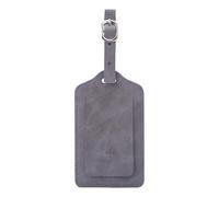 Étiquette de bagage - Étiquette de bagage de 12x7cm, installation sans effort | Accessoires portables en cuir PU avec facilité, étiquette de valise personnalisée pour les voyages, les vols, les