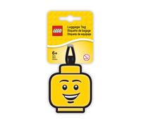 IQ Étiquette de bagage en forme de visage Lego Lights IQLUG-51167 Jaune