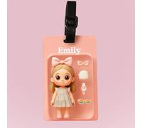 Étiquette de Bagage Personnalisable - Étiquette Valise Voyage Personnalisée Étiquette Valise avec Photo & Nom, Cadeau Personalisé Étiquettes Valise Avion pour Sacs à Dos et Sacs de Voyage