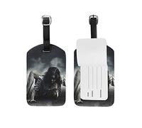 Étiquette de Bagage Scary Witch Zombie Valise Étiquette de Bagage de Voyage Cuir 1 Pièce