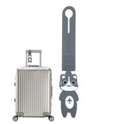 Étiquette de bagages - Identification de porte-clés animal de dessin animé | Sangle en silicone souple, étiquette de bagage personnalisée, lumineuse facile à photographier, boucle de fixation sûre, mo
