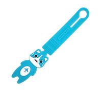 Étiquette de bagages - Identification de porte-clés animal de dessin animé | Sangle en silicone souple, étiquette de bagage personnalisée, lumineuse facile à photographier, boucle de fixation sûre, mo