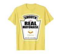 Étiquette de bouteille de mayonnaise assortie pour costume d'Halloween T-Shirt