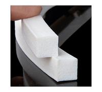 Étiquette de caoutchouc en silicone carré, Joint d'étanchéité carré en mousse de caoutchouc de silicone, plusieurs tailles, 1 m, 1 pièce(20x20mm)