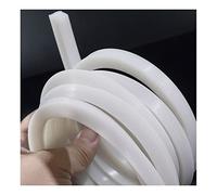 Étiquette de caoutchouc en silicone carré, Joint d'étanchéité en caoutchouc éponge de silicone translucide, plusieurs tailles, 1 m ou 5 m(5M-4 X 4MM)
