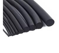 Étiquette de caoutchouc en silicone carré, Joint torique en mousse de caoutchouc EPDM, tige ronde noire, 2,3-26 mm x 1 m/5 m(26mm 1m)